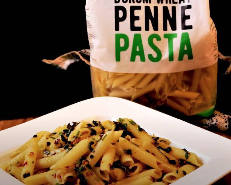 PENNE AGLIO E OLIO PASTA RECIPE